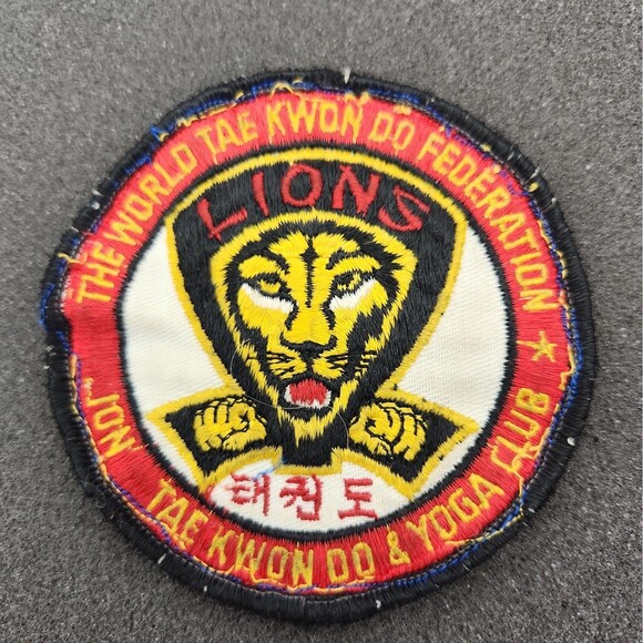 Other - Patch Lion Tae Kwon Do & Yoga Club The World TKD Federation Karate Vintage 1970s